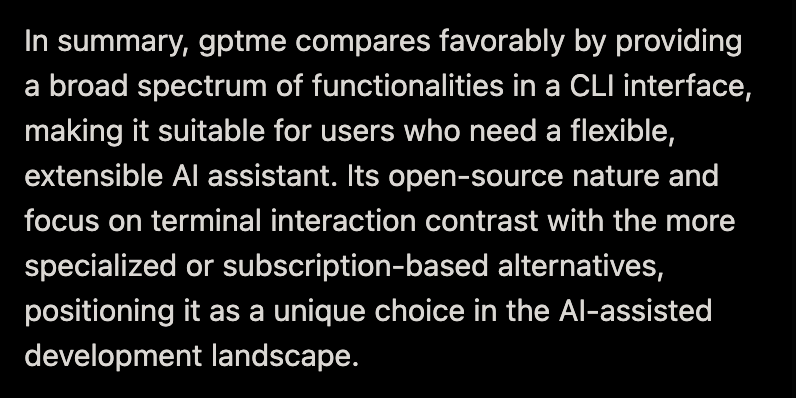 ErikBjare's tweet photo. I asked Grok 3 with Deep Search how @gptmeorg compares against alternatives, not bad!
https://t.co/edrBaOOBoP https://t.co/ss4on9NHMM