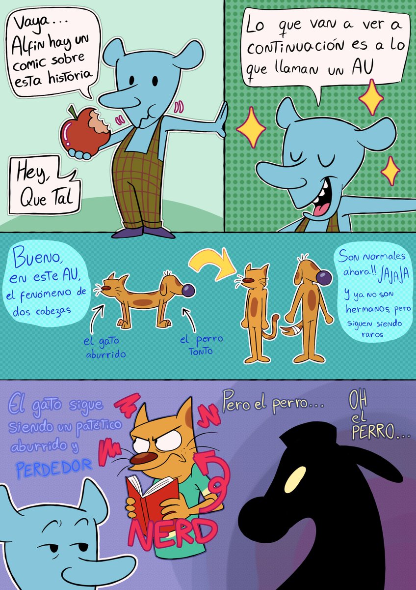 orange_cat30's tweet image. Ola adivinen que...

Al fin le estoy haciendo comic a este au, debí hacerlo hace 4 años pero bueno...

#catdog #catdogau #superdog