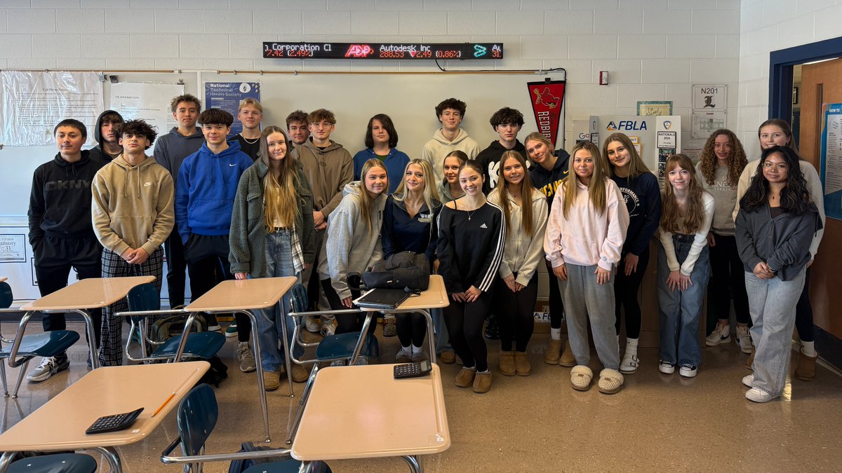 Lemont High School (@lemont_hs) on Twitter photo <a href="/Lemont_HS/">Lemont High School</a>'s Career & Technical Education Department offers students chance to earn college credit while they're still in high school, whether through dual credit classes or AP courses. Personal Finance I (pictured, w/stock ticker!) is one of those courses! #WeAreLemont #CTEMonth <a href="/Lemont_HS/">Lemont High School</a>'s Career & Technical Education Department offers students chance to earn college credit while they're still in high school, whether through dual credit classes or AP courses. Personal Finance I (pictured, w/stock ticker!) is one of those courses! #WeAreLemont #CTEMonth