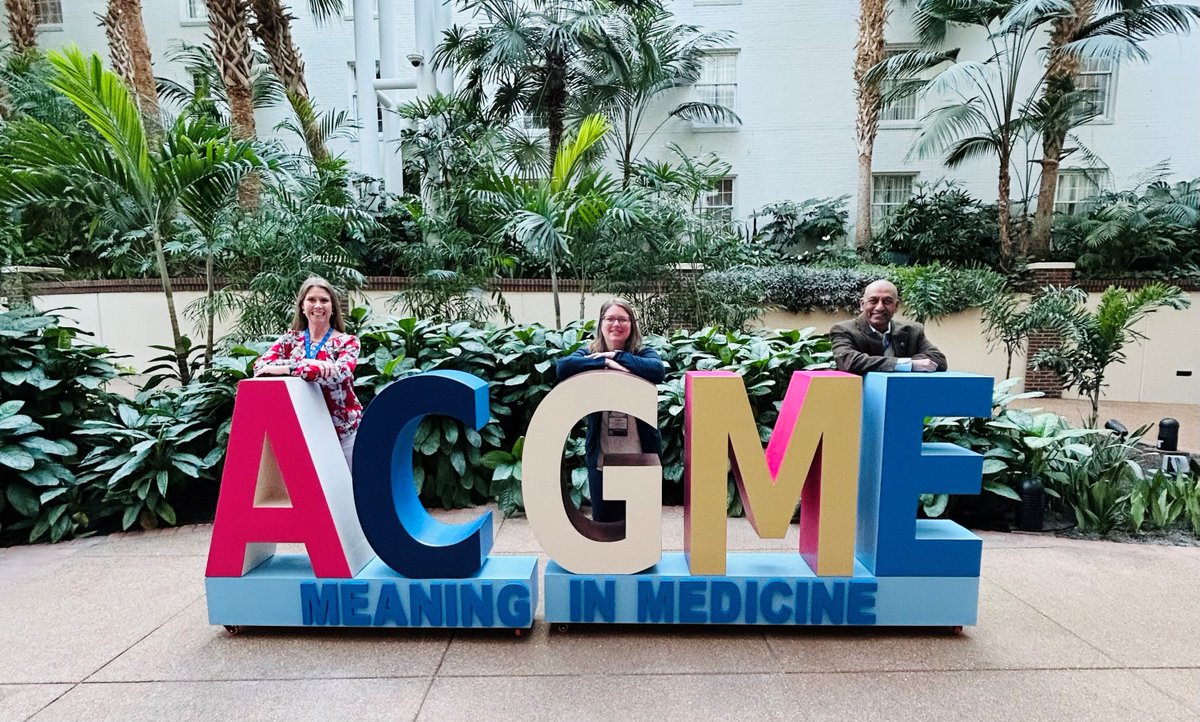 Finding the #meaninginmedicine at <a href="/acgme/">ACGME</a> this weekend!  We can't wait to hear all the wonderful ideas you all bring back!