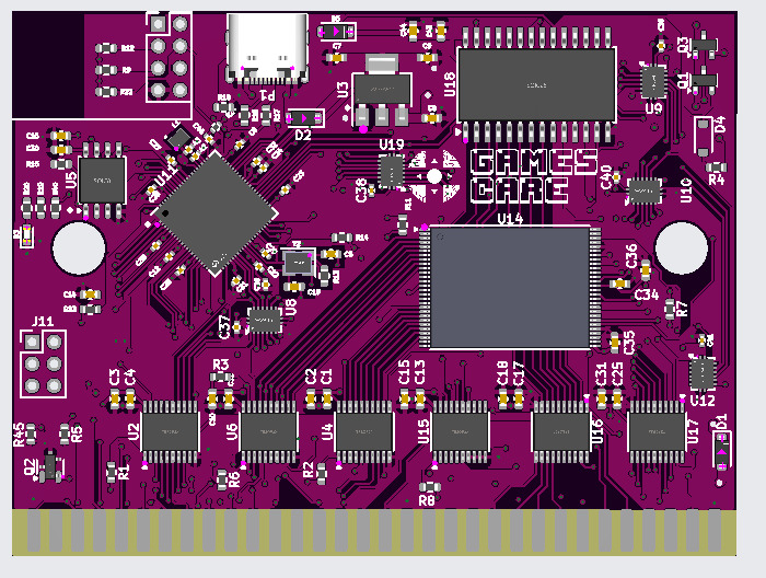 Guys, in order to encourage the production of new games for MegaDrive / Genesis, the GamesCare team created an open source cartridge to facilitate the sale of physical games. In addition, the cartridge has several features so that the creative minds of indie developers can create