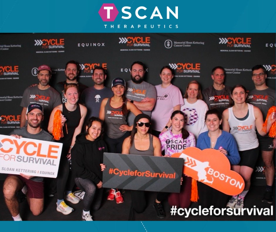 This month, #TScanners came together as TSpinners to ride for a cause that's close to our hearts! We raised over $23,000 participating in Cycle for Survival, the official rare cancer fundraising program of MSK Cancer Center #CycleForSurvival #RareCancer #MSK