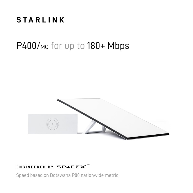 Starlink's tweet photo. No long-term contracts.
Easy to order online.