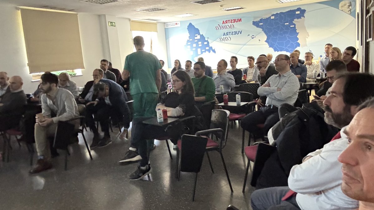 Complex arrhythmia ablation international workshop at Ramón y Cajal hospital. Two days of comprehensive discussions on case-based atypical flutter and VT ablations with superb ⁦<a href="/ivroca/">Ivo Roca, FEHRA, FESC</a>⁩, ⁦<a href="/cris_lozano/">Cristina Lozano</a>⁩ and ⁦<a href="/EduFrancoDiez/">Eduardo Franco Díez</a>⁩