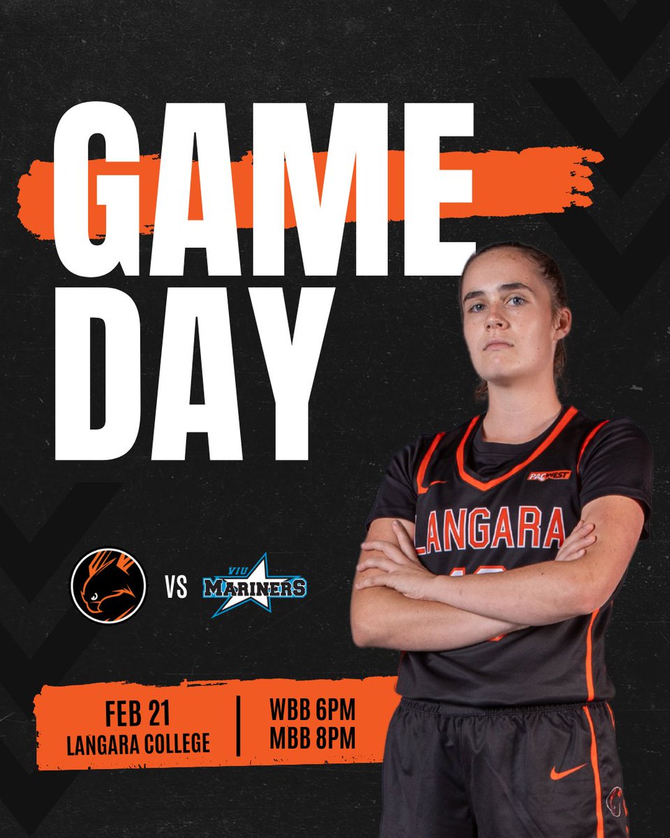 Langara Falcons (@langarafalcons) on Twitter photo It’s Game Time. 🏀
Friday, Feb 21
🕕 Women’s: 6:00 PM
🕗 Men’s: 8:00 PM
📍 LANGARA COLLEGE
🎥 Langara Falcons YouTube channel
📸: <a href="/VancouverSport2/">Vancouver Sports Pic</a>
#fly #langarafalcons It’s Game Time. 🏀
Friday, Feb 21
🕕 Women’s: 6:00 PM
🕗 Men’s: 8:00 PM
📍 LANGARA COLLEGE
🎥 Langara Falcons YouTube channel
📸: <a href="/VancouverSport2/">Vancouver Sports Pic</a>
#fly #langarafalcons
