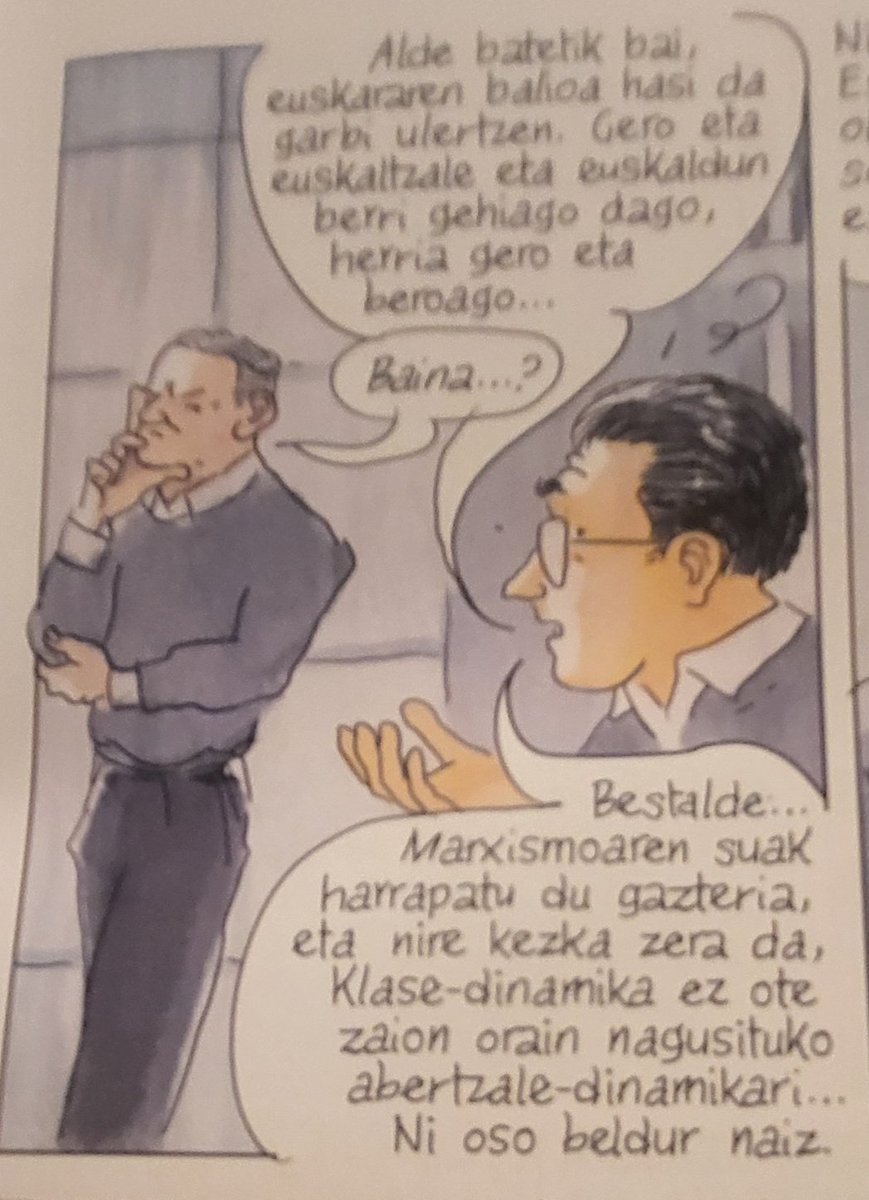 Kote Camacho 'Koteto' -ren 
Txillardegi (eta Monzon) Bergara komikia irakurri berri.
Zeinen beharrezkoak zaizkigun holako lanak. Zorionak!

#Euskara #Memoria #Kultura

....1967ko eztabaida batzuen gaurkotasuna, Euskara batuaren ingurukoak, batasuna...

<a href="/DDTBANAKETAK/">DDT Banaketak #RiseUp4Rojava</a> <a href="/KomikiFilms/">KomikiFilms</a>