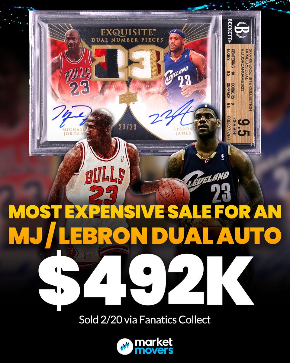 dual exquisite michael jordan lebron james