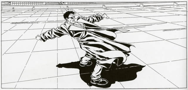 TheCinesthetic's tweet photo. The Matrix storyboard art by Steve Skroce, 1998. https://t.co/GV7flwba1k
