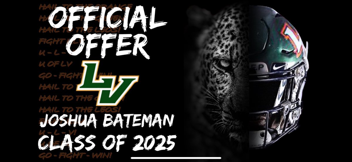 Super excited to announce I have received an official offer to <a href="/ULV_Football/">La Verne Leopards Football</a>!
<a href="/Coach_Kaipo50/">Kaipo Barnes</a> <a href="/C0achAdams/">Coach Adams</a> <a href="/CoachJ671/">Justin “Coach J” Fejeran</a> <a href="/Coach1Fernandez/">Julius Fernandez</a> <a href="/CoachJPRoberts/">Coach John Roberts</a>