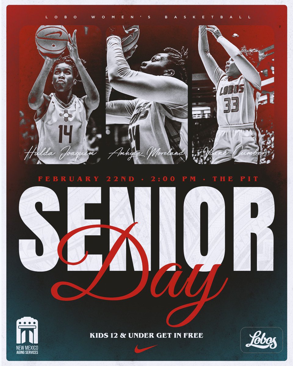 Be there pregame for our Senior Day celebration.

#GoLobos