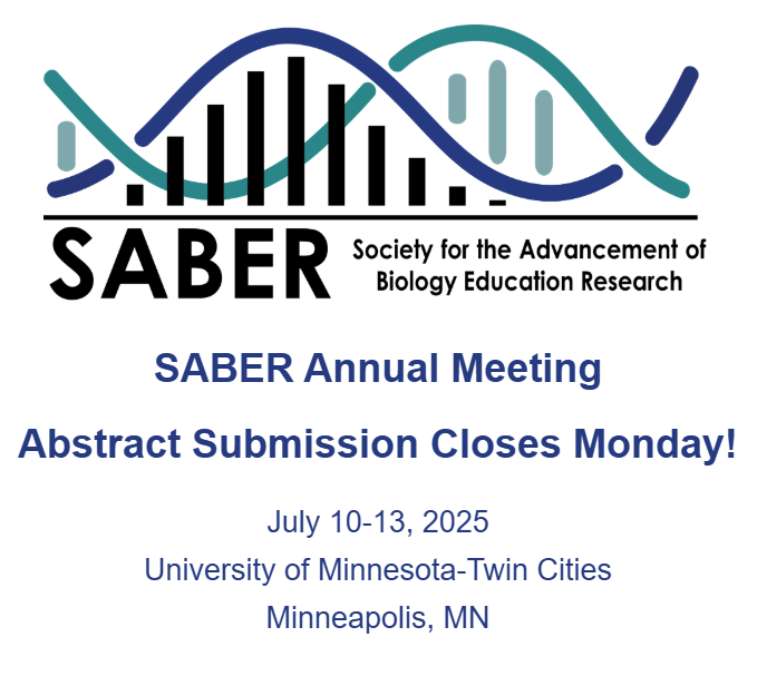 Planning on presenting at the SABER Annual Meeting? Make sure to submit your abstract by Monday 2/24!