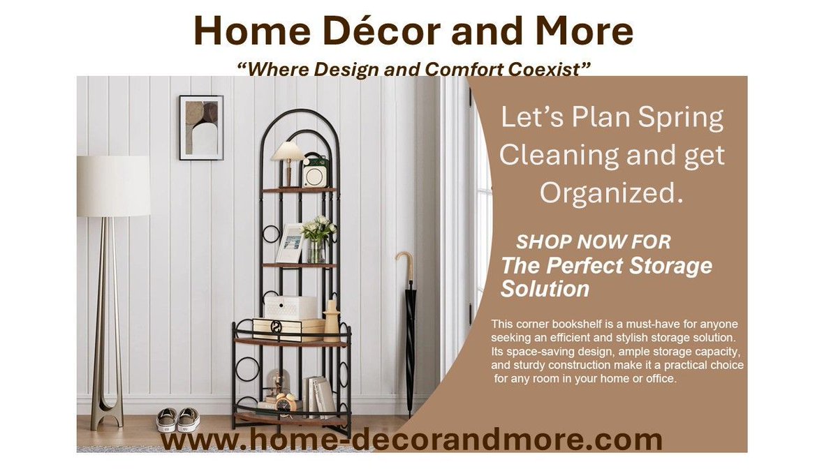 homedecorndmore's tweet image. Transform your home with smart organization solutions! 📦✨ Whether it’s your kitchen, bedroom, or living room, we have the perfect storage and decor to keep things neat and beautiful.

🛍️ Get organized today: home-decorandmore.com
#ClutterFreeHome #OrganizedAndHappy #HomeDecor
