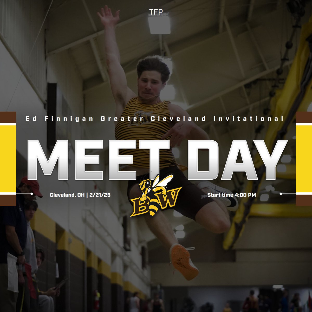 It's meet day Jacket Fans! Today our athletes will be competing at Case Western Reserve. Field events begin at 4:00 PM with running events to follow at 5:30 PM. 
#bwtfp #bwgritsince1845 #trackandfield #ncaad3 #running