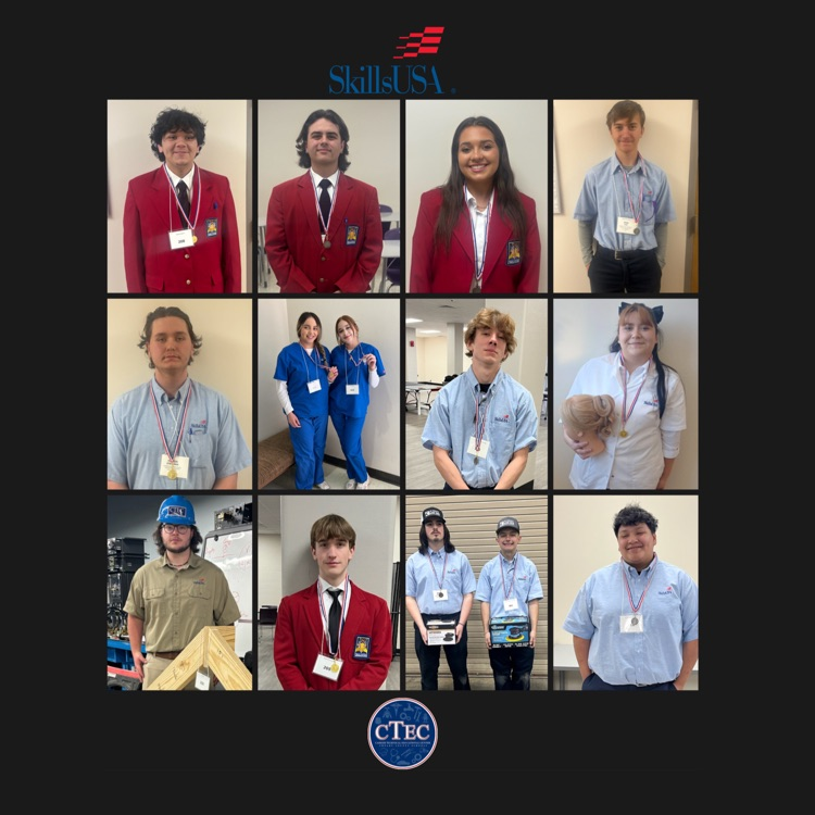 SCSCTEC's tweet photo. We are so proud of all CTEC students who competed in District Skills USA Competition today! These following students placed and will compete at state level competitions in April! #Pathways2Success https://t.co/OwHsjZ9Zq6