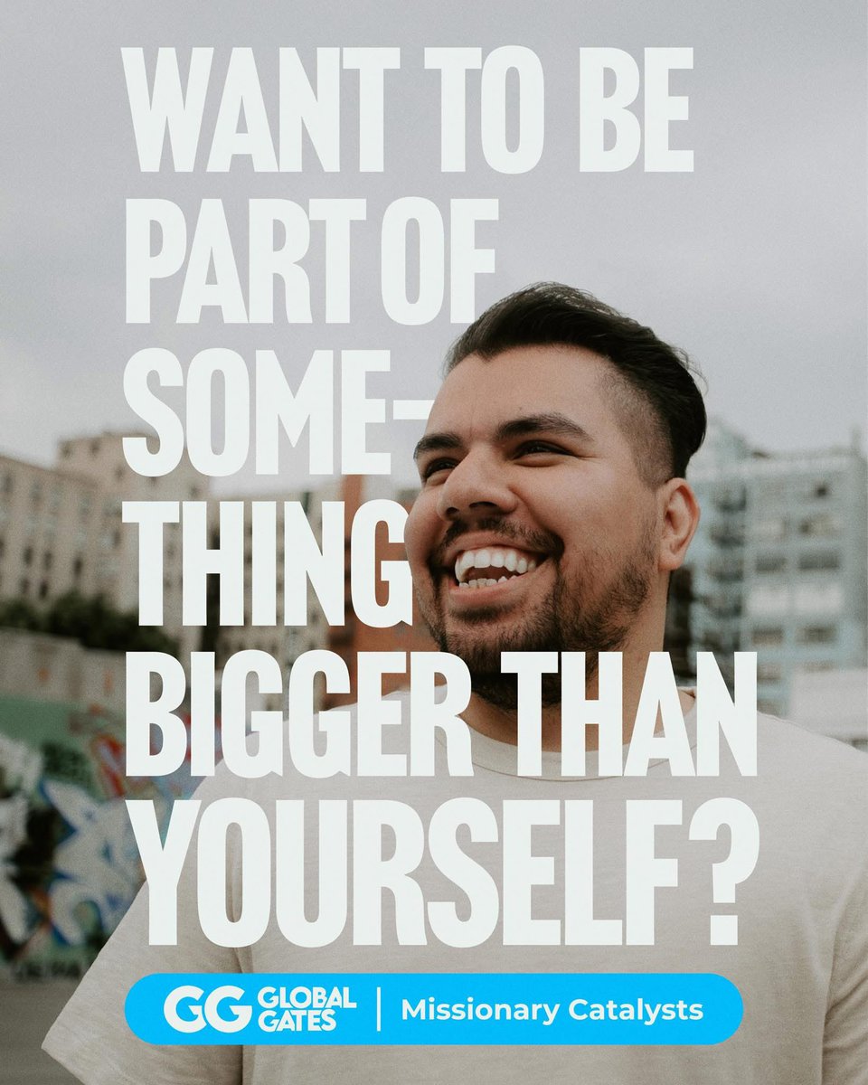 ChuckRegister's tweet photo. Global Gates seeks Missionary Catalysts to engage unreached people groups (UPGs) w/ the gospel in gateway cities. If you’re passionate about reaching the nations this is your opportunity to be on the front lines of global impact.

Learn more apply today ➡️ https://t.co/0RfaTFe8h8 https://t.co/u9fqP7GhDX