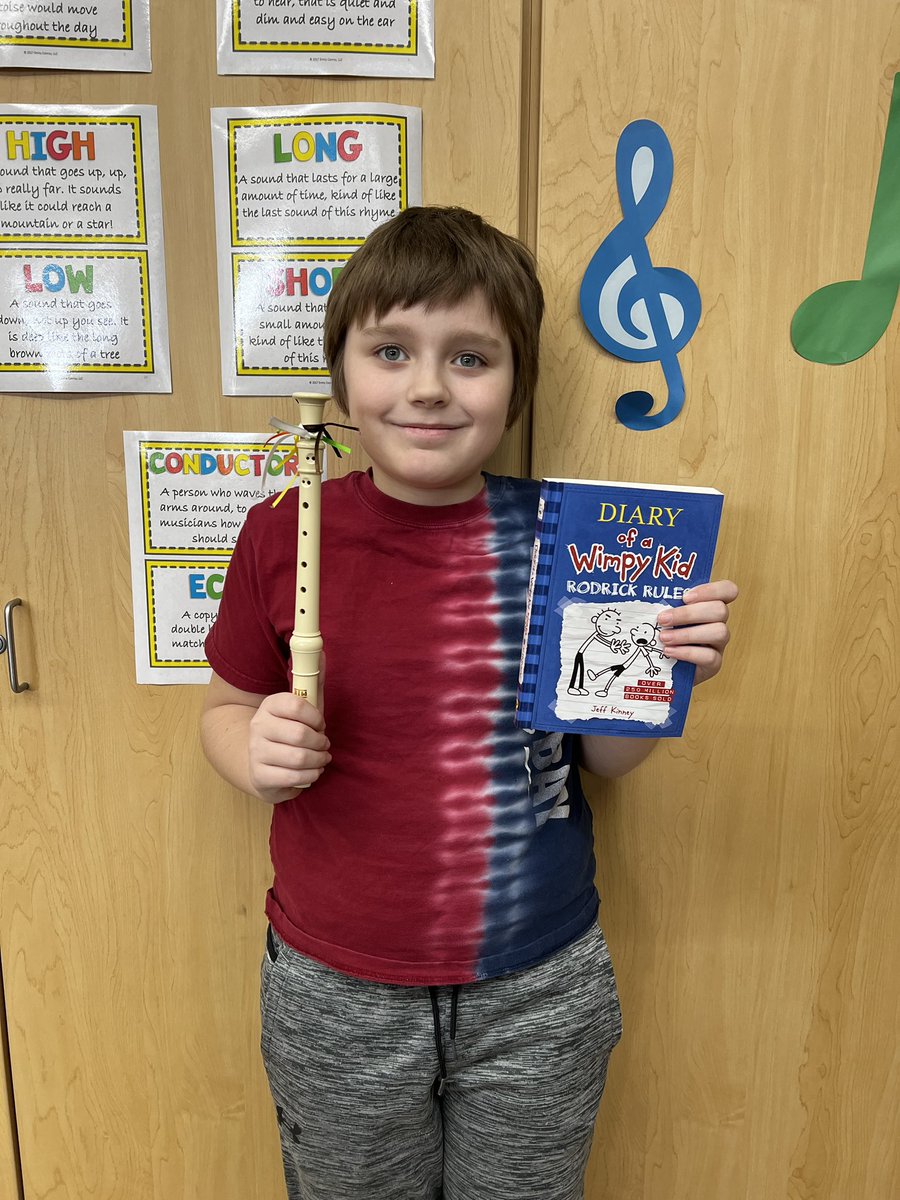 Congratulations to Thomas Janson for being the first 5th grader in the district to earn the black belt in Recorder Karate this year!