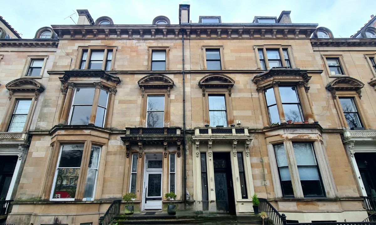 is_glasgow's tweet photo. 1860s Classical style townhouses designed by James Thomson on Belhaven Terrace in the West End of Glasgow. 

Cont./

#glasgow #architecture #scotland #architecturephotograpy #turkeyred https://t.co/iBKT2YKeZn