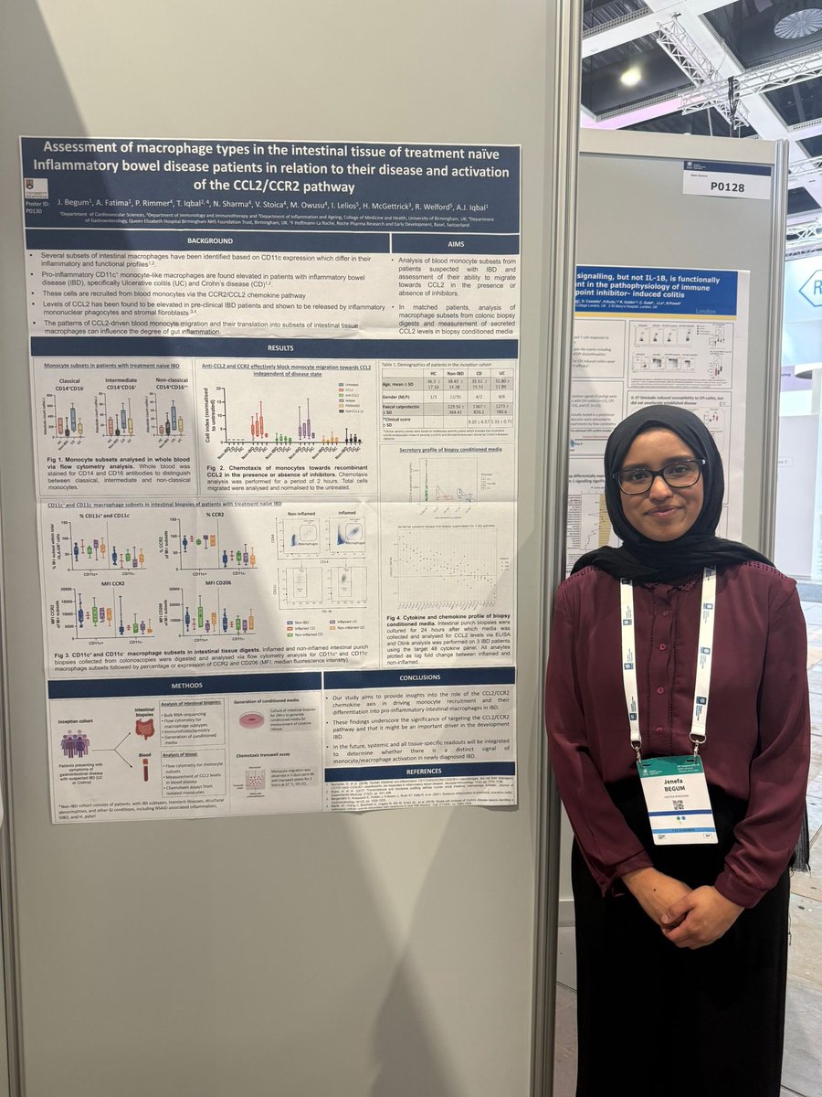 AJIqbal Lab (@drajiqbal) on Twitter photo 🎉 Huge congratulations to <a href="/JenefaBegum/">jenefa begum</a> for presenting an amazing poster at the ECCO25conference ! Well done! 👏 #ProudMoment <a href="/unibirm_CMH/">College of Medicine and Health (UoB)</a> <a href="/CVS_UoB/">Cardiovascular Sciences (CVS)- UoB</a> <a href="/McGettrickLab/">Helen McGettrick</a> 🎉 Huge congratulations to <a href="/JenefaBegum/">jenefa begum</a> for presenting an amazing poster at the ECCO25conference ! Well done! 👏 #ProudMoment <a href="/unibirm_CMH/">College of Medicine and Health (UoB)</a> <a href="/CVS_UoB/">Cardiovascular Sciences (CVS)- UoB</a> <a href="/McGettrickLab/">Helen McGettrick</a>