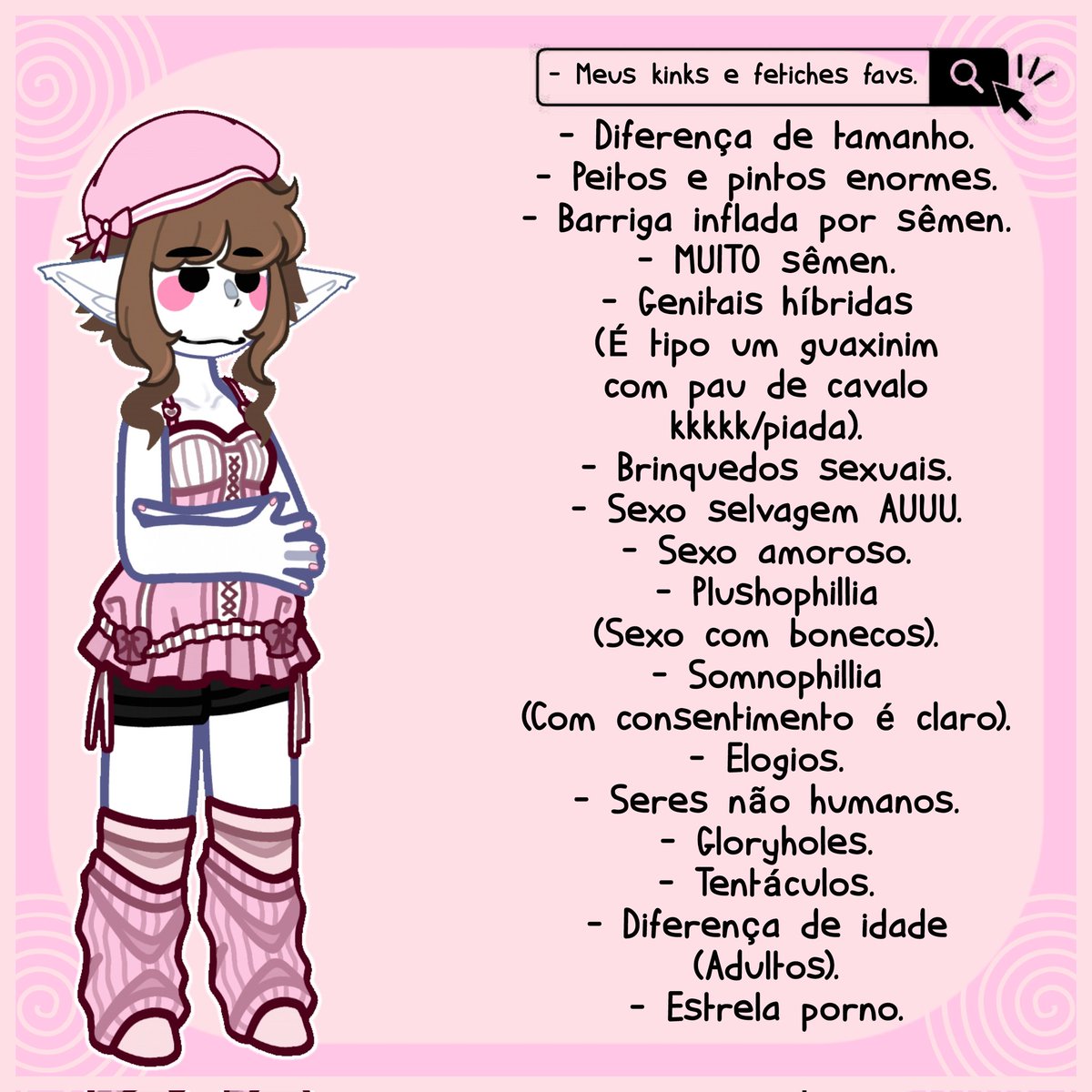 CandiePorcelain's tweet photo. - Sobre mim! https://t.co/cBTkg7sRHq