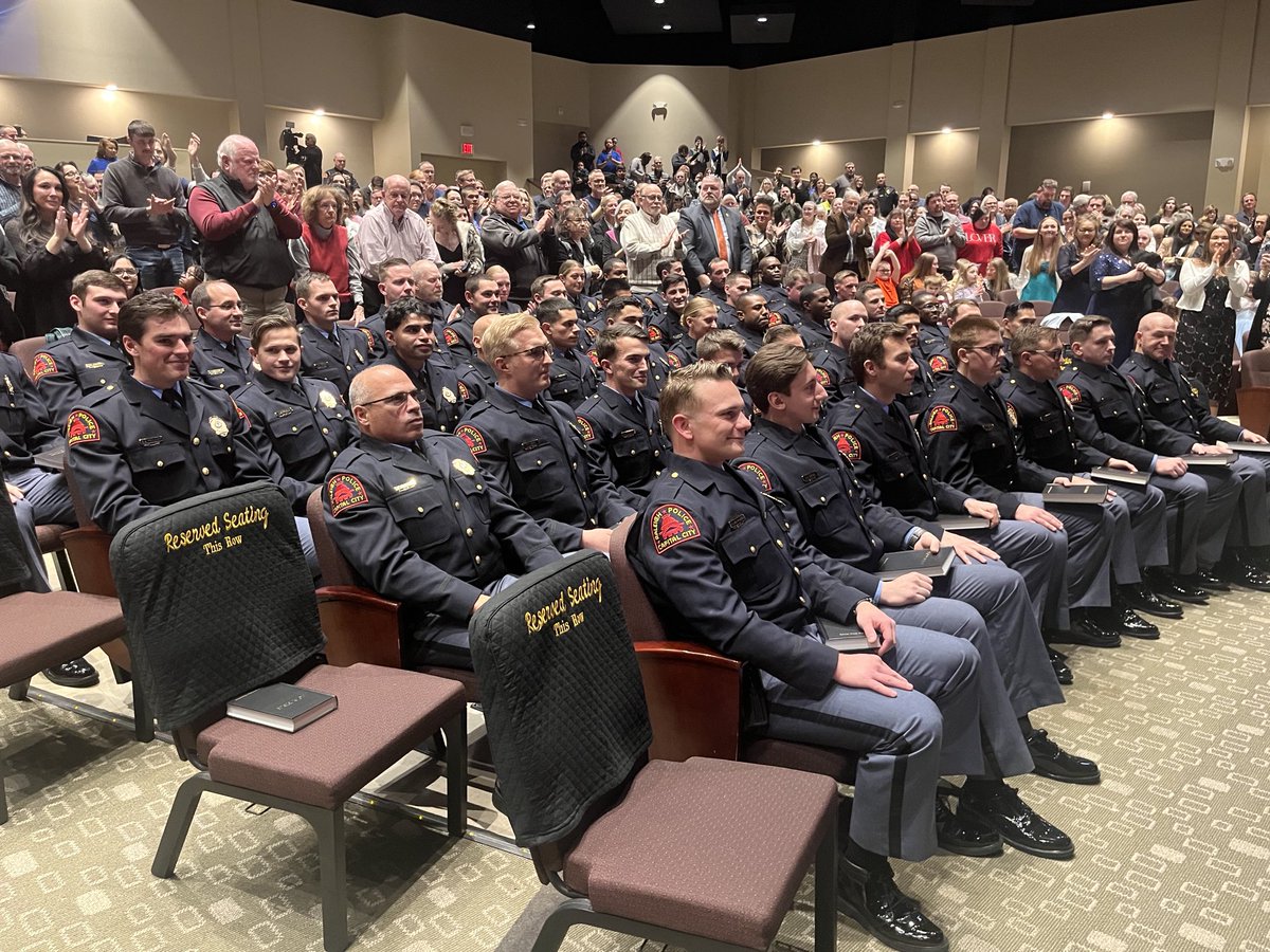 Congrats to⁦⁩ ⁦⁦<a href="/raleighpolice/">Raleigh Police</a>⁩ newest 40 police officers! We are so fortunate to have these talented individuals willing to serve and protect. ⁦<a href="/RaleighGov/">City of Raleigh</a>⁩