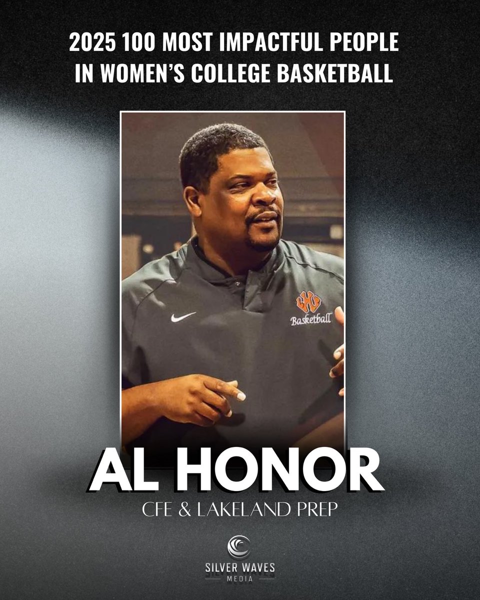 Silver Waves Media (@silverwavemedia) on Twitter photo <a href="/ArizonaWBB/">Arizona Basketball</a> <a href="/AdiaBarnes/">ADIA BARNES COPPA</a> <a href="/AZATHLETICS/">Arizona Athletics</a> <a href="/uarizona/">University of Arizona</a> <a href="/LVAces/">Las Vegas Aces</a> <a href="/_ajawilson22/">A'ja Wilson</a> <a href="/WNBA/">WNBA</a> Congratulations to Al Honor of Central Florida Elite and and Lake Highland Prep on being selected to the 100 Most Impactful People in Women’s College Basketball list.
<a href="/alhonor/">Al Honor</a>
silverwavesmedia.com/2025-100-most-… <a href="/ArizonaWBB/">Arizona Basketball</a> <a href="/AdiaBarnes/">ADIA BARNES COPPA</a> <a href="/AZATHLETICS/">Arizona Athletics</a> <a href="/uarizona/">University of Arizona</a> <a href="/LVAces/">Las Vegas Aces</a> <a href="/_ajawilson22/">A'ja Wilson</a> <a href="/WNBA/">WNBA</a> Congratulations to Al Honor of Central Florida Elite and and Lake Highland Prep on being selected to the 100 Most Impactful People in Women’s College Basketball list.
<a href="/alhonor/">Al Honor</a>
silverwavesmedia.com/2025-100-most-…