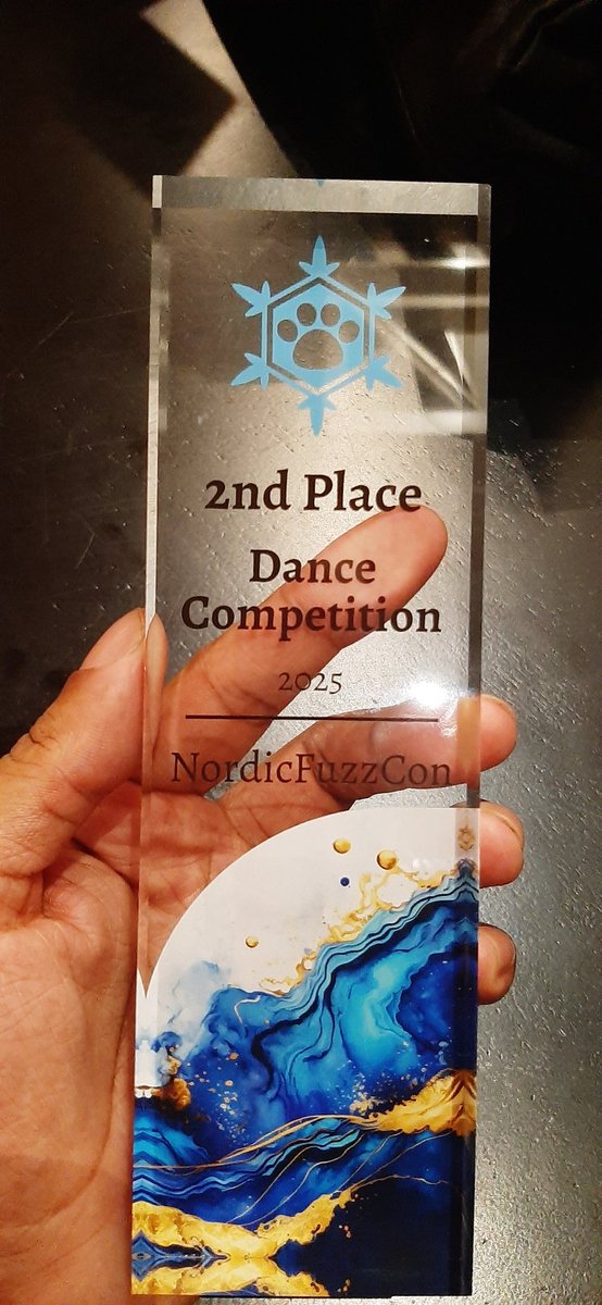 And now I can say:
"There has been that one time  I won second place at #NFC2025 Dance Comp 😁"