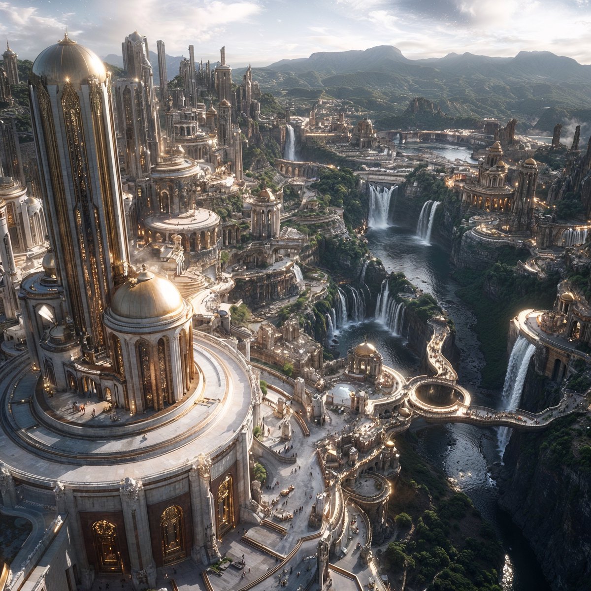 _KI_Lionel_'s tweet photo. Explore the grandeur of an AI-crafted metropolis where ancient architecture meets modern fantasy. #AIArt #FantasyCityscape #DigitalWorlds #Ai #Art #tech #crypto https://t.co/AcZPEpMtXq