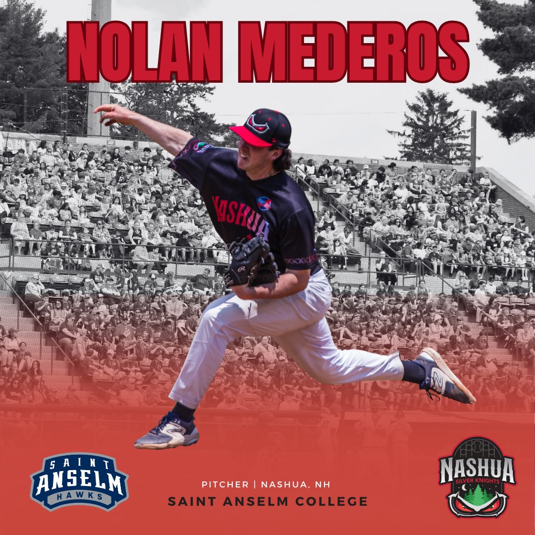 Welcome back to the pitching staff, Nolan Mederos! Nolan saw action on the mound in 17 games last summer while posting a 1-0 record. He also made his season debut last weekend for the Hawks, tossing a scoreless inning with 3 strikeouts against Southern Connecticut! #GuardTheGate