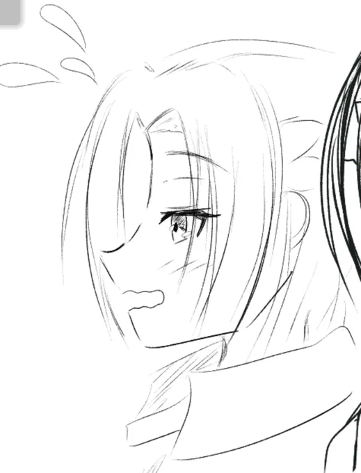 端っこに落書きしてたら可愛く描けた 