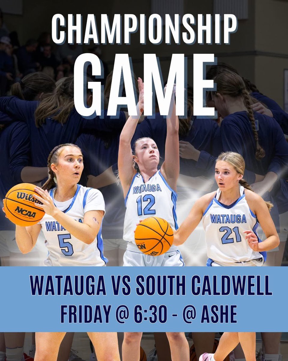 wataugaboosters's tweet photo. 🚨👉🏼TONIGHT’S ASSIGNMENT: PACK THE STANDS

🗣️ @WataugaHSWBB &amp; @WataugaMBB have asked for a big, loud Pioneer crowd for tonight’s CHAMPIONSHIP games!

📍 Ashe 
🗓️ 2/21
⏰ WBB 6:30 (vs S Caldwell)
⏰ MBB 8:00 (vs Freedom)
🎽 Student Section: JERSEYS
@WataugaPioneers @WataugaSchools https://t.co/OdhYVyu3JY