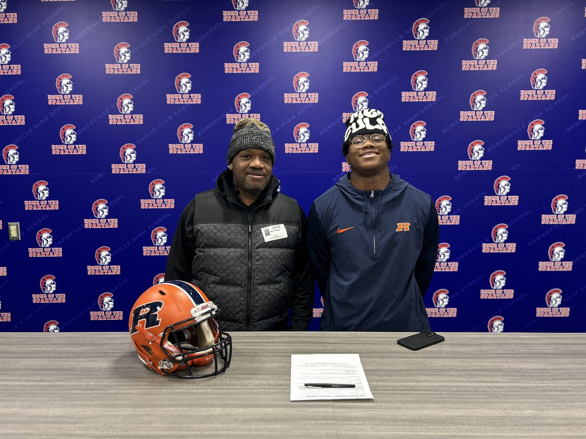 RhsSpartanfball's tweet photo. Congrats to @Marcthomas0 on his official signing with @RULAKERFB yesterday! Excited to see you compete at the next level! https://t.co/76nk0iMhqn
