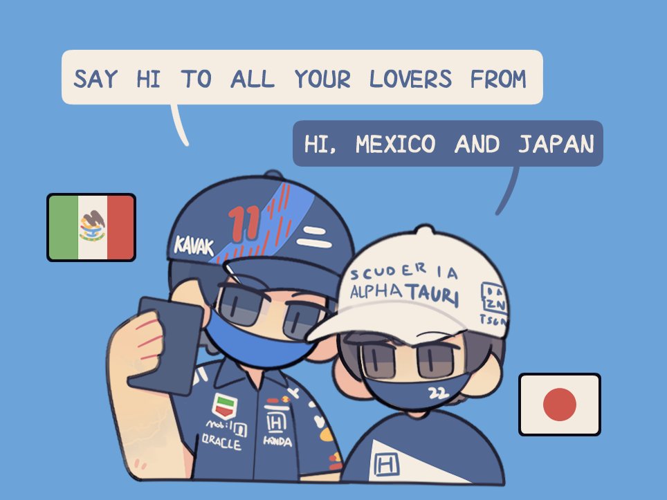 MoCha___Matcha's tweet photo. I'm sad that they were mentioned in that way...🥲

We all know that checo and Yuki have a good friendship
At that time, Red Bull was like a real family https://t.co/w5bM2V2584