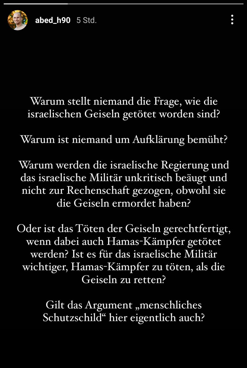 In zahlreichen öffentlich-rechtlichen Produktionen wurde den Zuschauern Abed Hassan völlig unkritisch als „Deutsche Stimme aus Gaza“ vorgestellt.