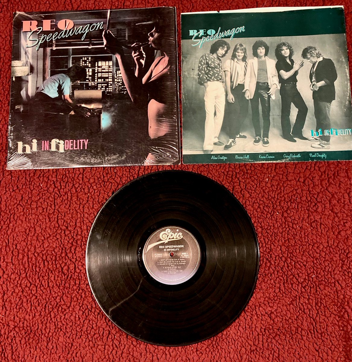 1023WBAB's tweet photo. Today in 1981 @kcREOSpeedwagon hit #1 on the album charts with #HiInfidelity What is your favorite track off the album? - @JoeRockWBAB #Rock #ClassicRock #REOSpeedwagon #Vinyl #RockOnRock #TodayInRock #WBAB https://t.co/QbBMbLVTFt