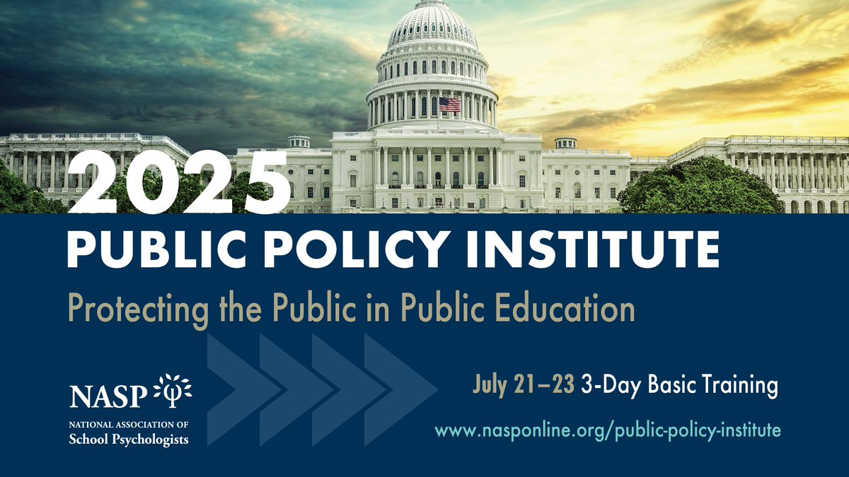 Want to continue your journey as a #CatalystInAction beyond convention? Stay tuned for more information on NASP's 2025 Public Policy Institute taking place this summer in Washington, DC from July 21-23. #NASPadvocates buff.ly/3U66TQR