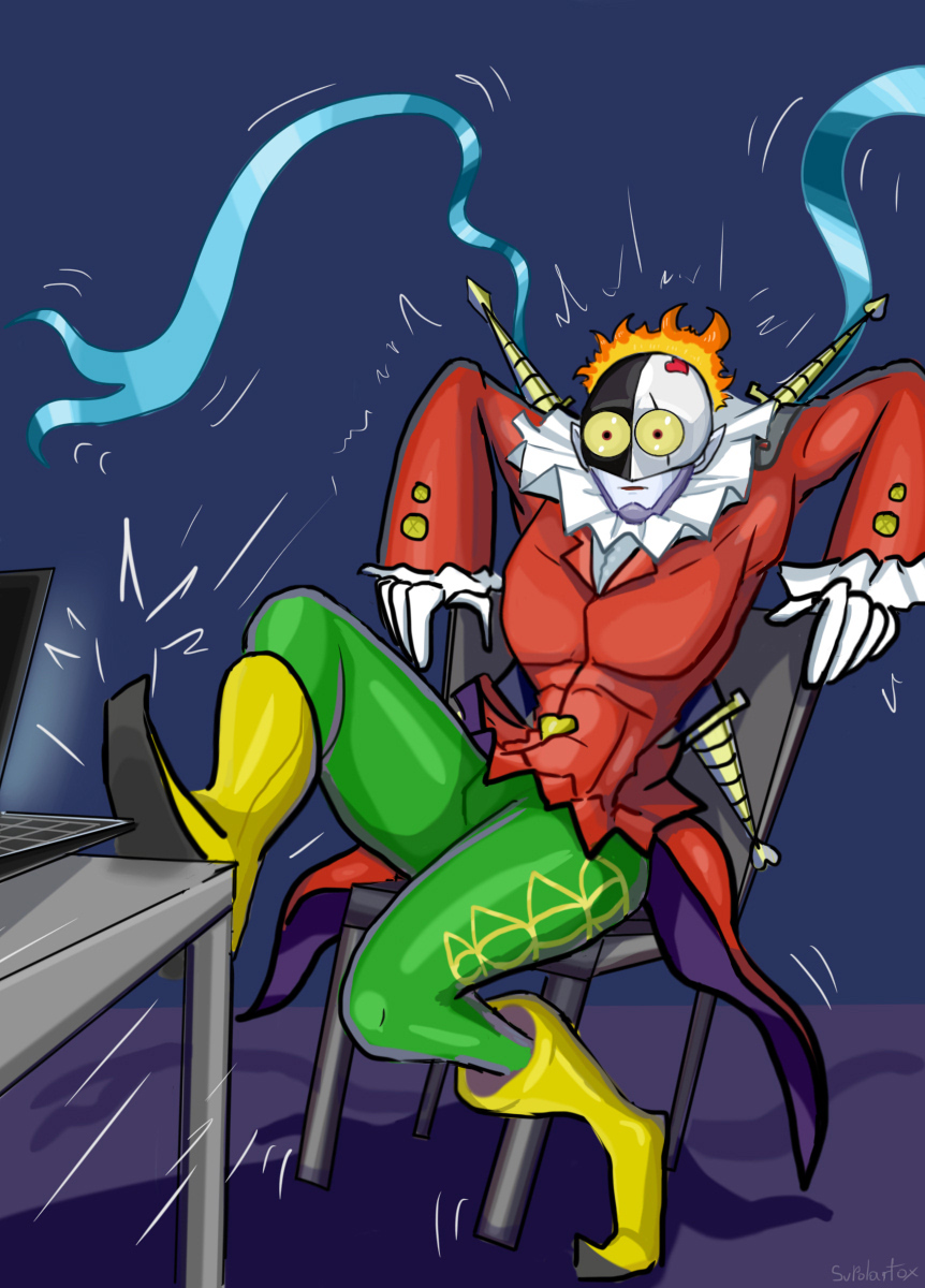 Svpolarfox's tweet photo. After the recent news.
#SvPolarfox #crossover #comic #Sketch #myart #Piedmon #Digimon #Piemon https://t.co/LXVACnsdA2