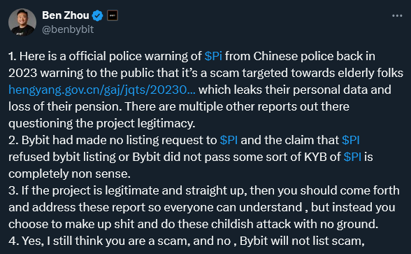 ETHgemsniper's tweet photo. Hey @benbybit, do you support @ice_blockchain? The community is eager to know if ICE is on your radar. Looking forward to your response! #Crypto #ICE #Benbybit
You Say #Pi network Scam.
What's your thoughts on #IceOpenNetwork ?- revolutionary project, am I right. https://t.co/zxpIVOj8jk