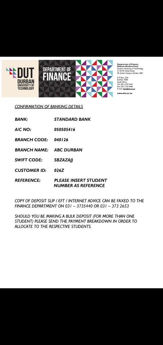 MandisaZun27911's tweet image. Hey

I&apos;m reaching out for help. I&apos;ve got an outstanding balance at DUT and I&apos;m struggling to pay. Any assistance or sponsorship would be a huge blessing. Thank You

#FinancialAssistance #StudentSupport #AssistantNeeded