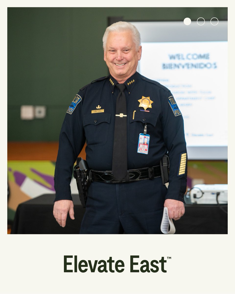 gkff's tweet image. At a recent meeting, the Tulsa Global District Property and Business Owner Association invited Chief Larsen to speak with the east Tulsa community to discuss questions about the Tulsa Police Department and strengthen community ties for a brighter future: ow.ly/476K50UYcS1.