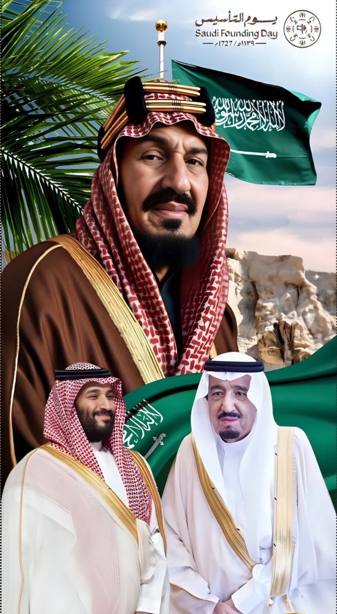 i_rahooff's tweet photo. ١٧٢٧م || 22 فبراير
 تاريخ بدأت منه ملحمة التأسيس وانطلقت مسيرة الوحدة والتوحيد ، لبلادٍ نفخر بتاريخها ونعتز بأمجادها ونباهي بحكامها وملوكها💚🇸🇦🇸🇦🇸🇦🇸🇦 https://t.co/evsIp1Hojn