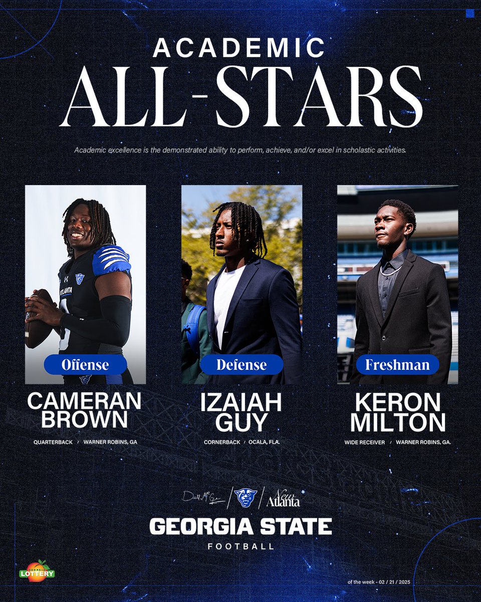 Congratulations to Our Academic All Stars of The Week!#NewATLANTA