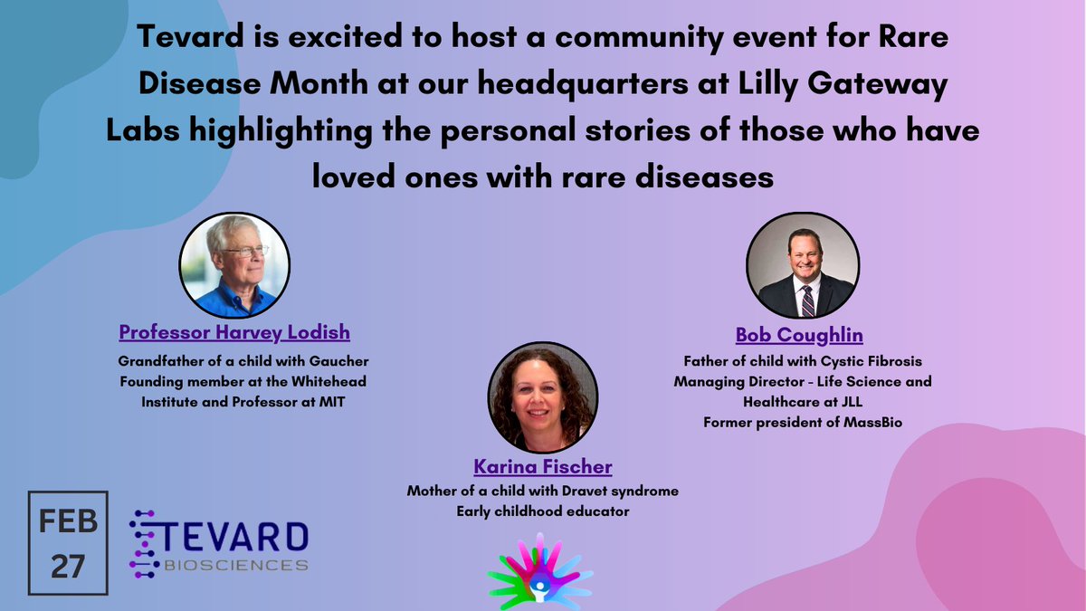TevardB's tweet image. Tevard is excited to commemorate Rare Disease Month with our fellow Lilly Gateway Labs community members this February! #RareDiseaseDay