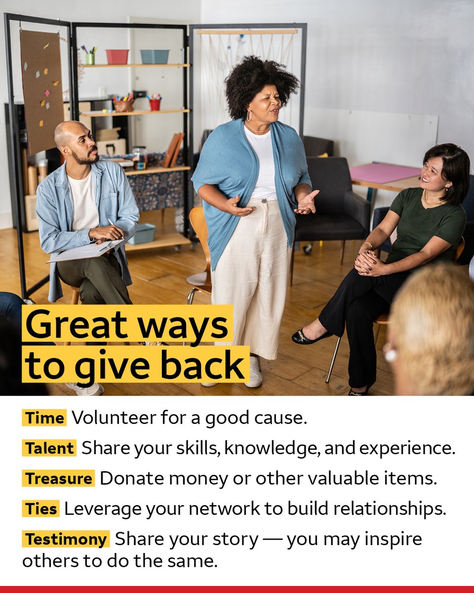 We all have the power to make a difference in our communities. There are plenty of ways to show support for your favorite causes - how and what you give is up to you.
