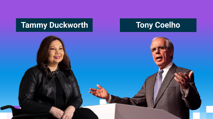 We’re thrilled to announce two powerhouse forces in accessibility &amp; policy are joining #axecon!

<a href="/SenDuckworth/">Tammy Duckworth</a> &amp; <a href="/HonTonyCoelho/">Tony Coelho</a>—both champions of disability rights—will share their insights on the future of accessibility, policy, &amp; innovation.

Register: deque.com/axe-con/