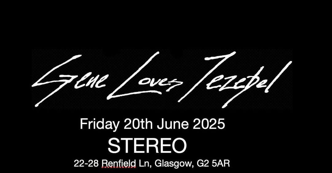 james stevenson (@jamesonguitars) on Twitter photo Glasgow - just added. <a href="/geneluvsjezebel/">Gene Loves Jezebel</a> June 20. Stereo.
Tix here:
wegottickets.com/event/651338
š· Glasgow - just added. <a href="/geneluvsjezebel/">Gene Loves Jezebel</a> June 20. Stereo.
Tix here:
wegottickets.com/event/651338
š·