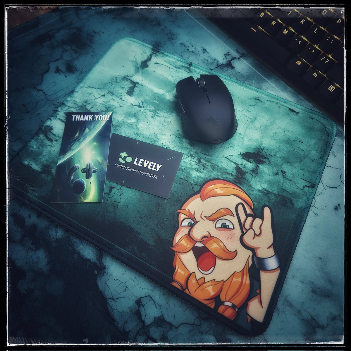 Oh yeah! New mousepad for on the road &amp; flex workplace! Thnx to <a href="/Levely_nl/">Levely</a> for the fast delivery.

#levely_nl #mousepad #designs