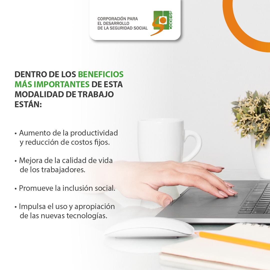 codessco's tweet image. El teletrabajo tiene muchos beneficios, pero también retos que tu empresa debe gestionar. En CODESS te ayudamos a encontrar el balance. ⚖️
🌐 Contáctanos y descubre cómo promover el bienestar laboral en tu empresa.

#TeletrabajoProductivo #BienestarLaboral #CODESS