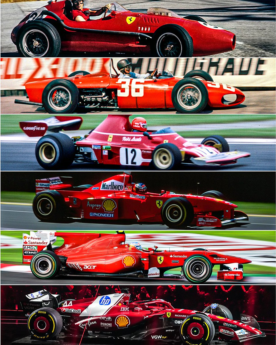 The evolution of the Ferrari 🔴