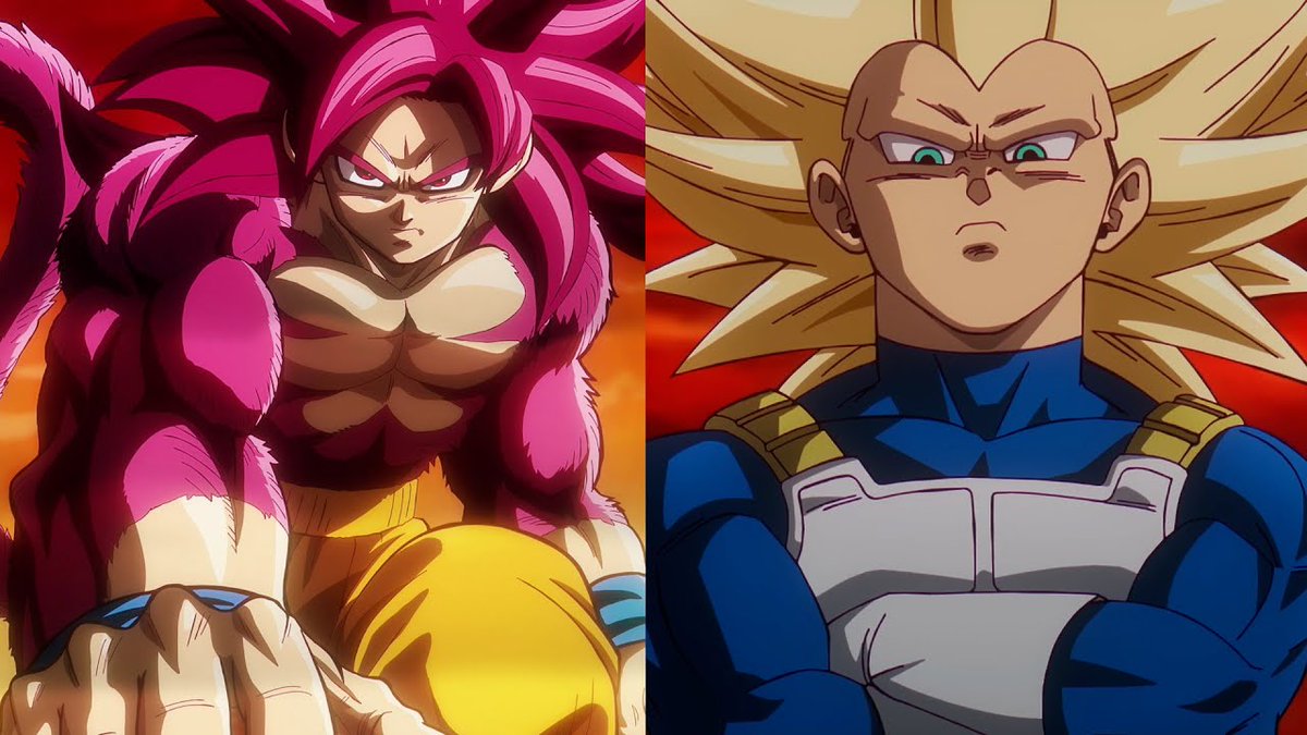 Las nuevas formas de Goku y Vegeta