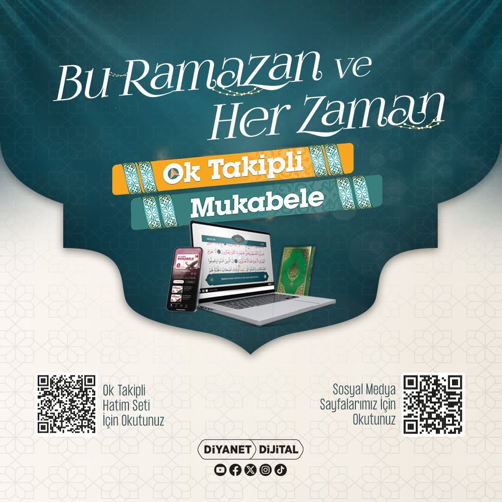OK TAKİPLİ MUKABELE

Bu Ramazan ve Her Zaman